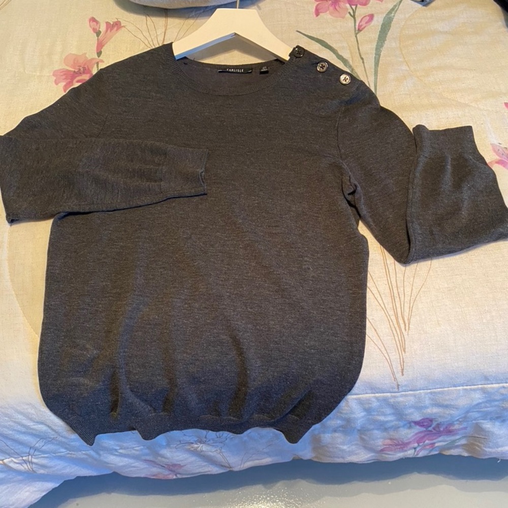 CARLISLE Charcoal Gray Sweater